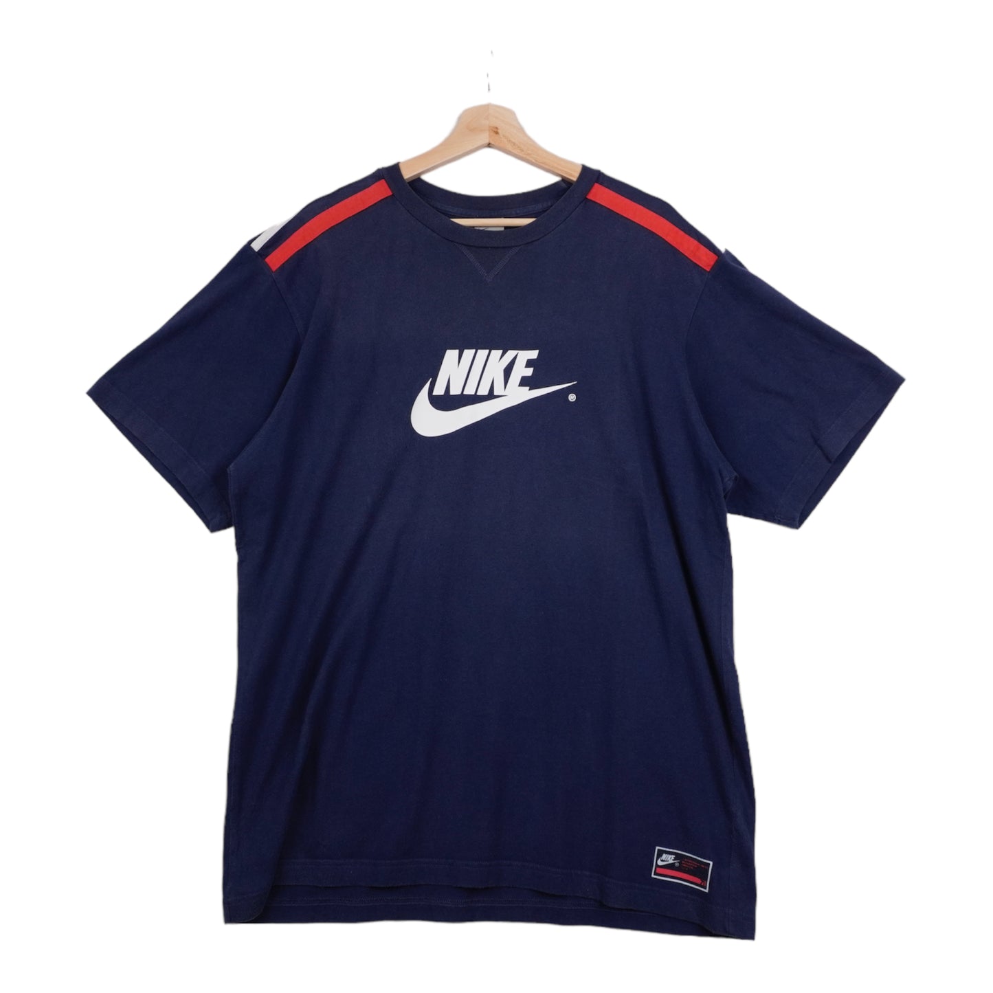 00s Navy blue Nike Spellout T-shirt