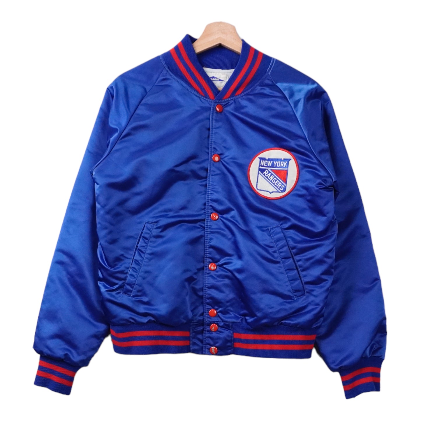 90s Pyramid New York Rangers NHL Jacket Blue Red