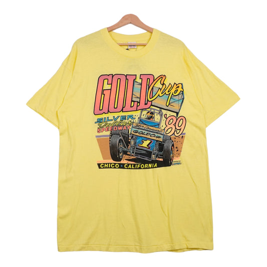 80s Signal made in USA T-shirt Yellow XL