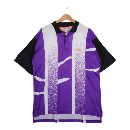 90s Purple Nike Challenge Court Poloshirt