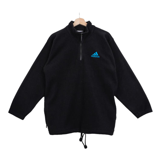 90s Black Adidas Fleece