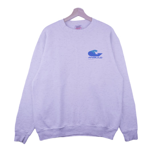 90s Angulo Hawaii Surfing Sweatshirt Grey Blue L/XL