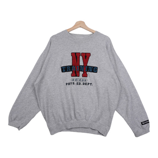 90s Adidas Sweatshirt Grey M