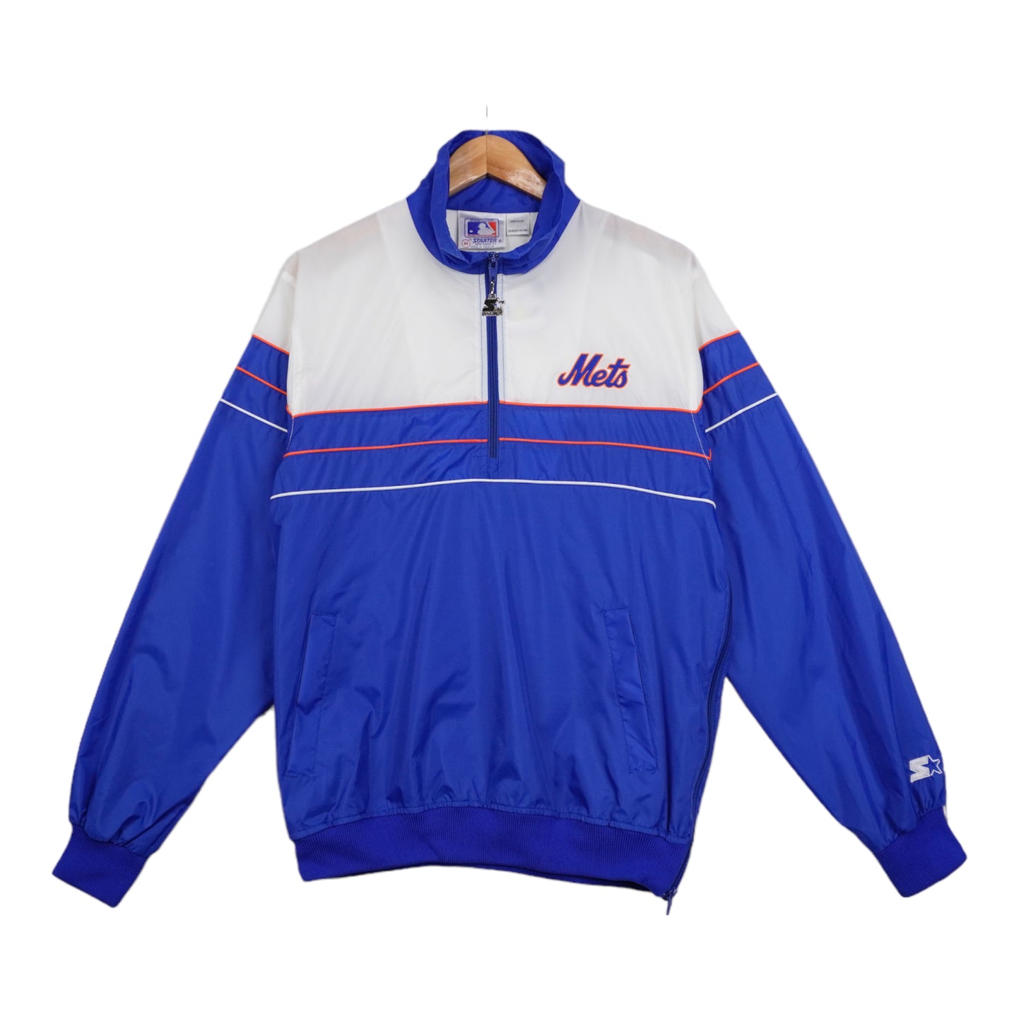 80s Starter New York Mets MLB Jacket Blue white  M