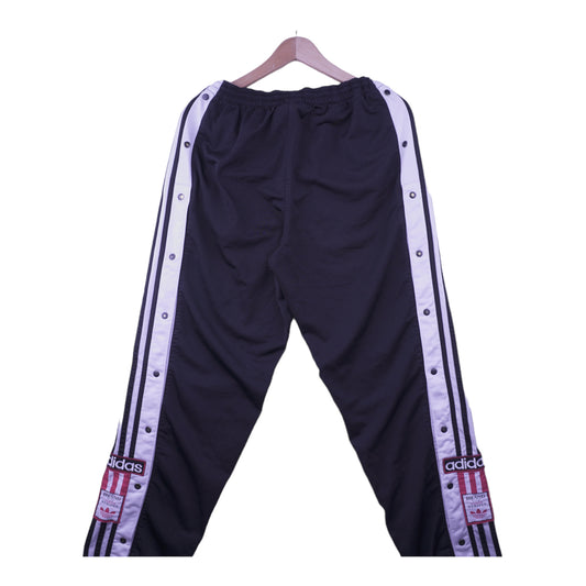 90s Adidas Trackpants Black Red M/L