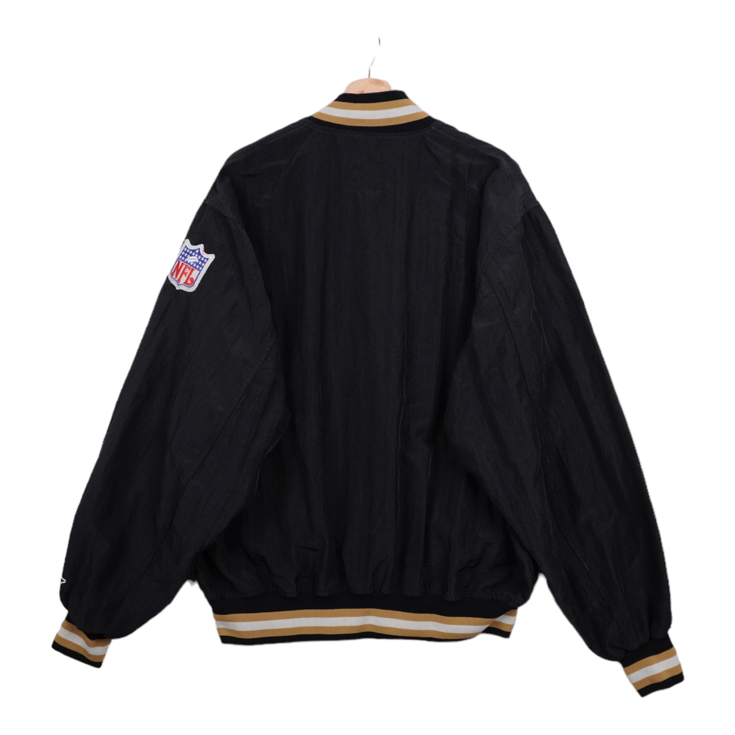 90s Starter New Orleans Saints NFL Jacket Black  XL