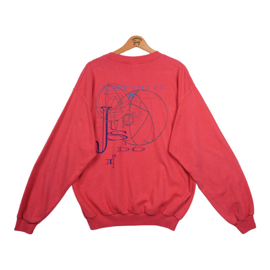 80s Nike Sweatshirt Pink M