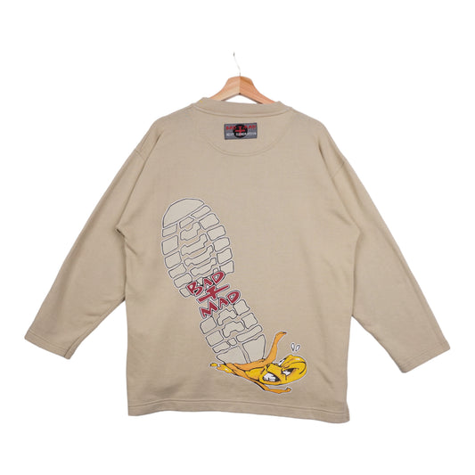 80s Bad mad next generation Longsleeve Beige S