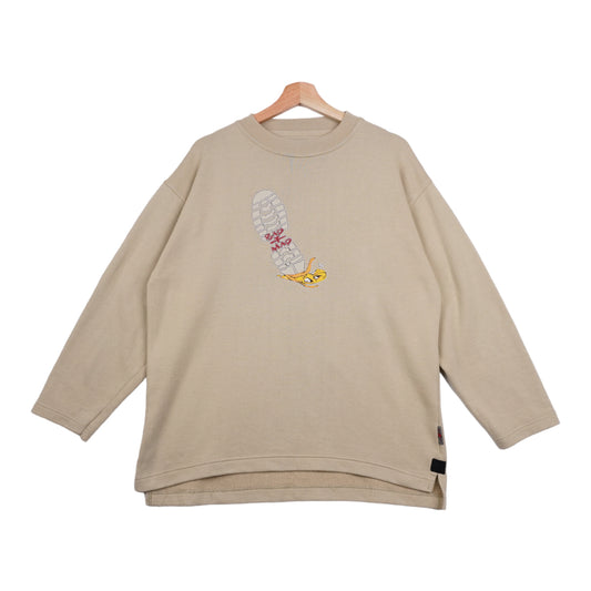 80s Bad mad next generation Longsleeve Beige S