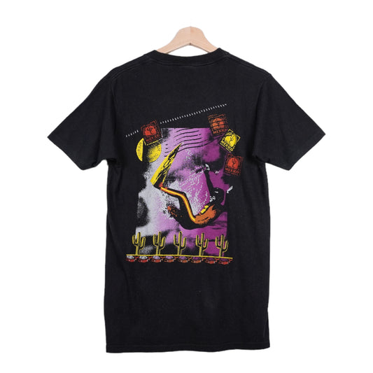 90s Ocean pacific T-shirt Black Multi M