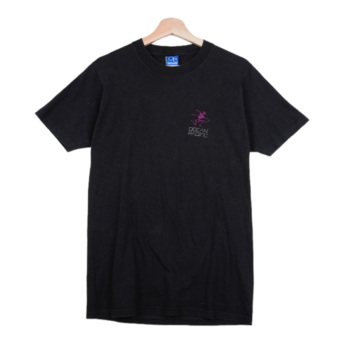 90s Ocean pacific T-shirt Black Multi M