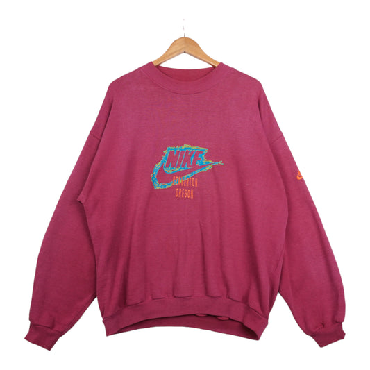 90s Nike Sweatshirt Red L