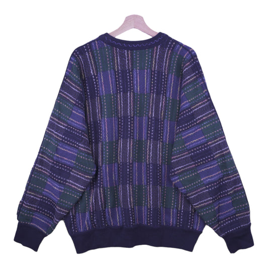 90s Carlo Colucci Sweater Green Blue L