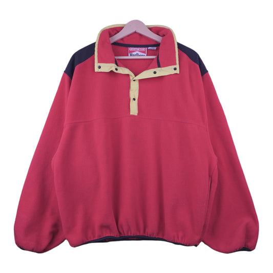 90s Marlboro Aventure Crazy Fleece Red L/XL