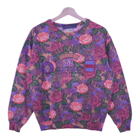 90s Best Company Sweatshirt Pink Blue S/M
