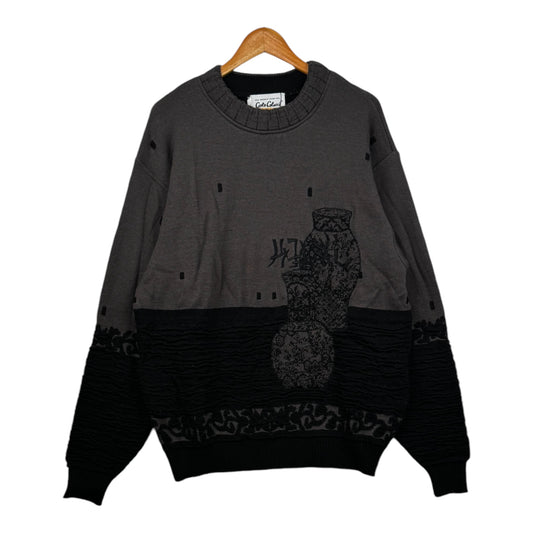 80s Carlo Colucci Knit Brown Black