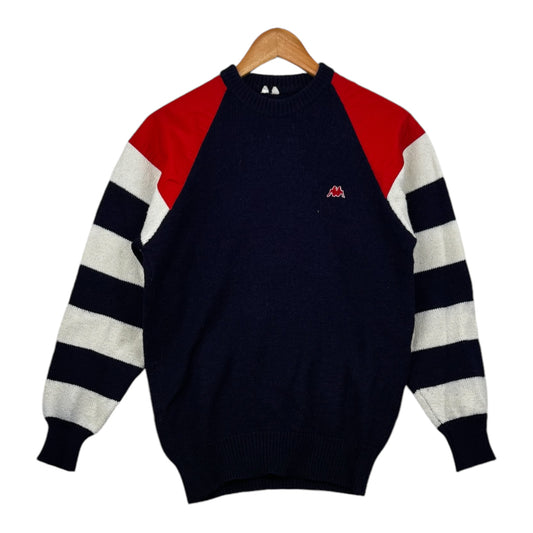 80s Kappa Knit Navy Red