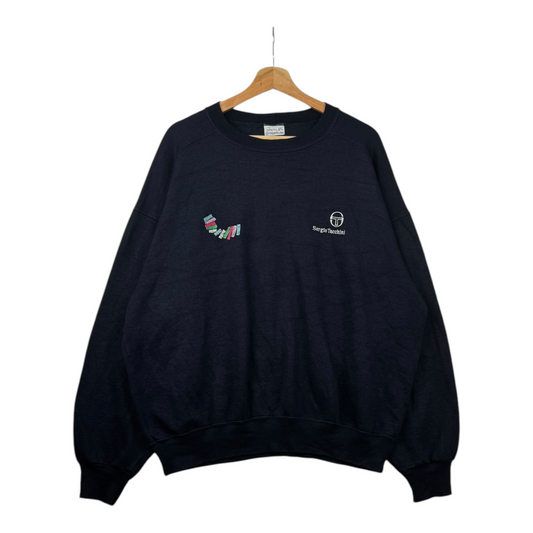 80s Sergio Tacchini Sweatshirt Navy