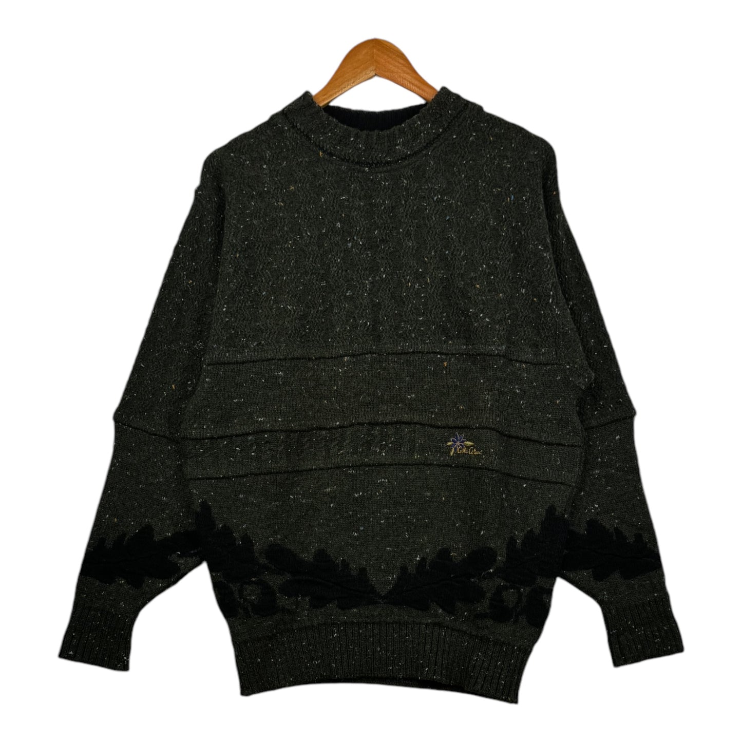 80s Carlo Colucci Knit Dark Green