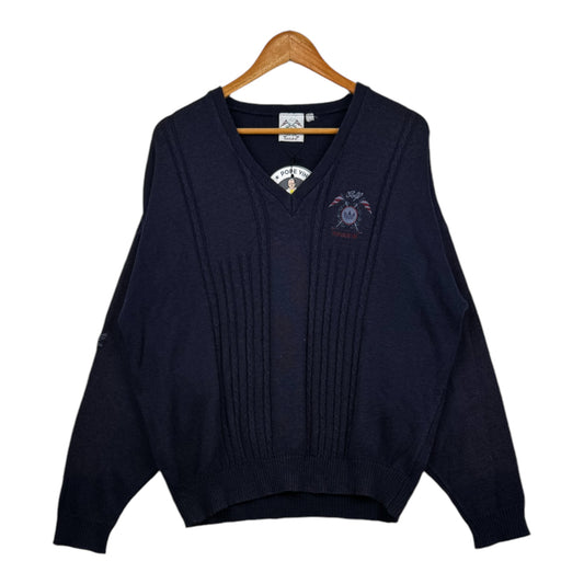 90s Adidas Golf Knit Navy