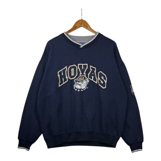 90s Starter Georgetown Hoyas Sweatshirt Blue