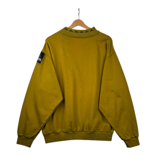 90s Adidas Equipment Sweatshirt Dark Yellow