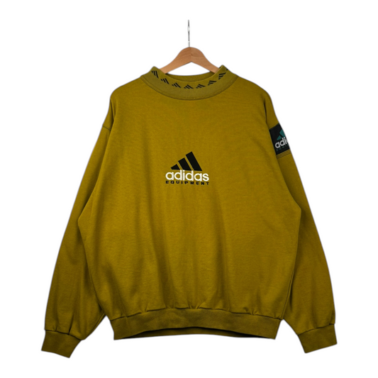 90s Adidas Equipment Sweatshirt Dark Yellow