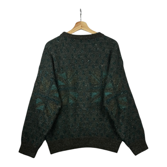 80s Hugo Boss Knit Forest Green