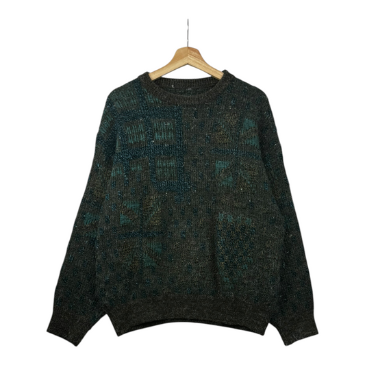 80s Hugo Boss Knit Forest Green