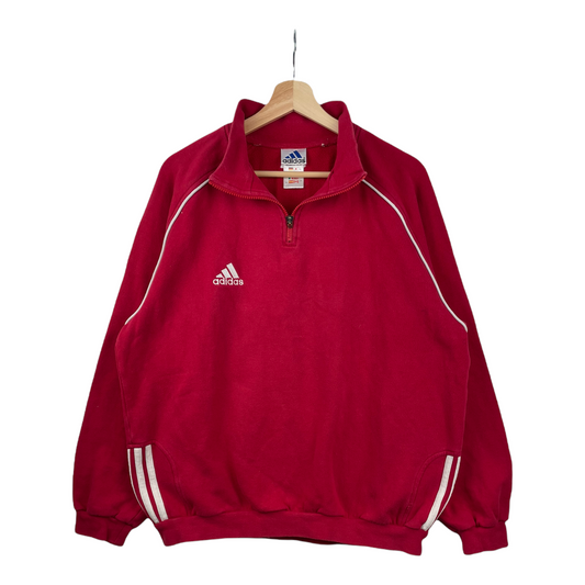 90s Adidas Sweatshirt Red L
