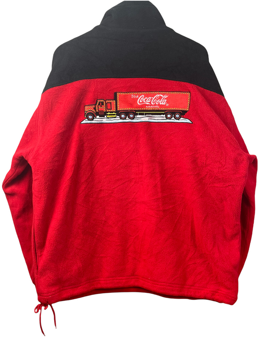 90s German Coca Cola Promo Crazy Fleece Red
