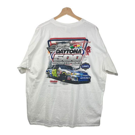 00s Chase Daytona NASCAR T-Shirt White  XL