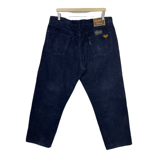 90s Avirex Corduroy Pant Navy US 40