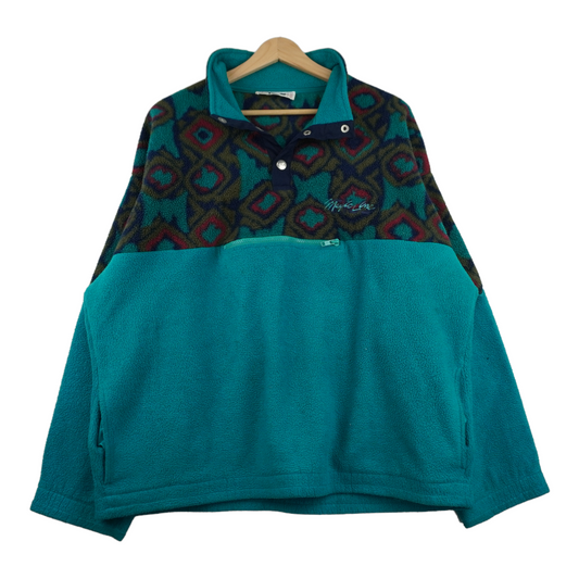 90s Fila Magic Line Fleece Green  XL