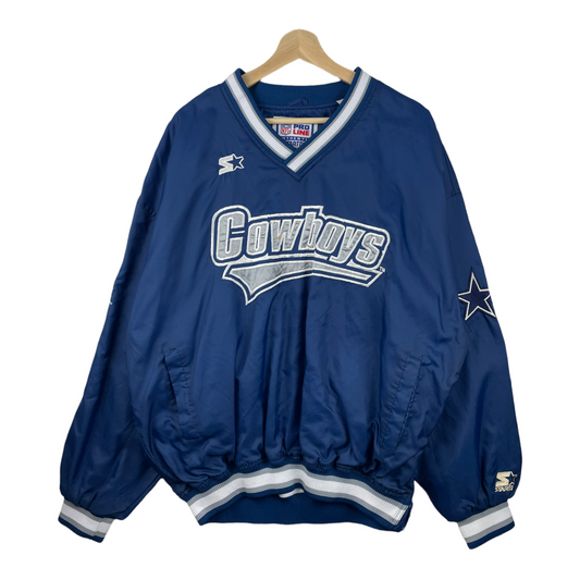 90s Starter Dallas Cowboys NFL Pullover Blue L