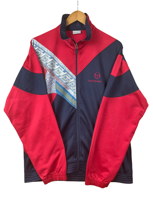 90s Sergio Tacchini Jacket Red Navy L