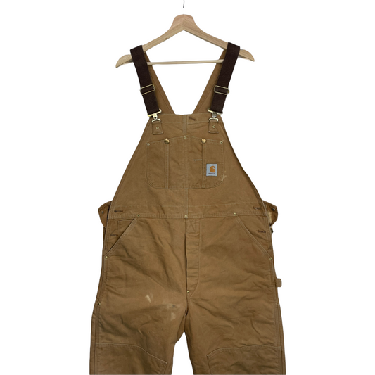 00s Carhartt Dungaree Beige Brown 40x32