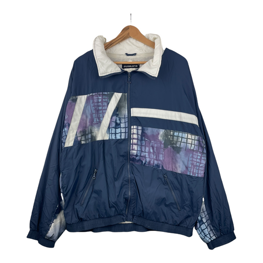 90s Unbranded Trackjacket Blue L