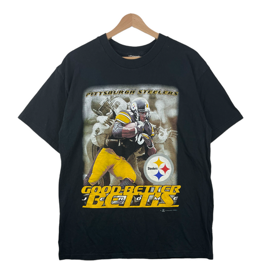 00s Pittsburgh Steelers NFL T-Shirt Black  L