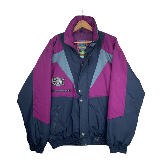 90s Campri Jacket Navy Purple M