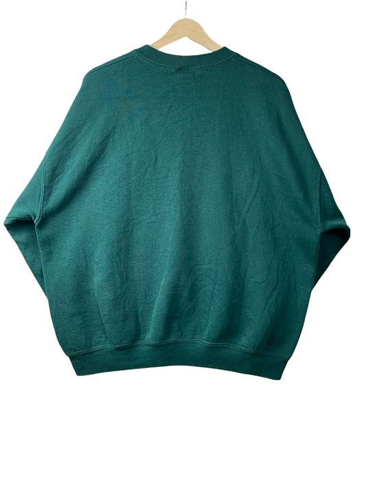 90s Green Bay Packers NFL Chill Sweatshirt Green L