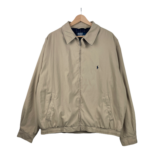 90s Polo Ralph Lauren Harrington Jacket Beige L/XL