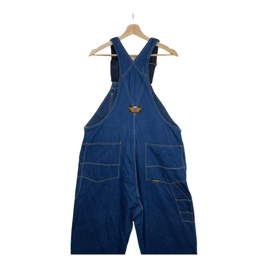 90s Harley Davidson Dungaree Blue  L