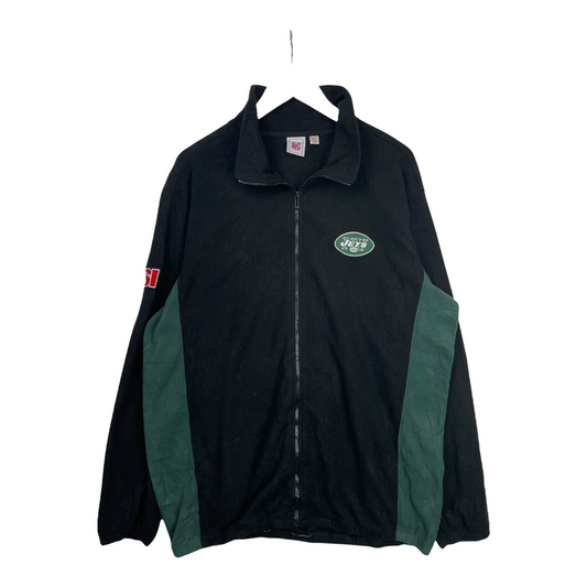 00s NFL New York Jets Fleece Black Green XL