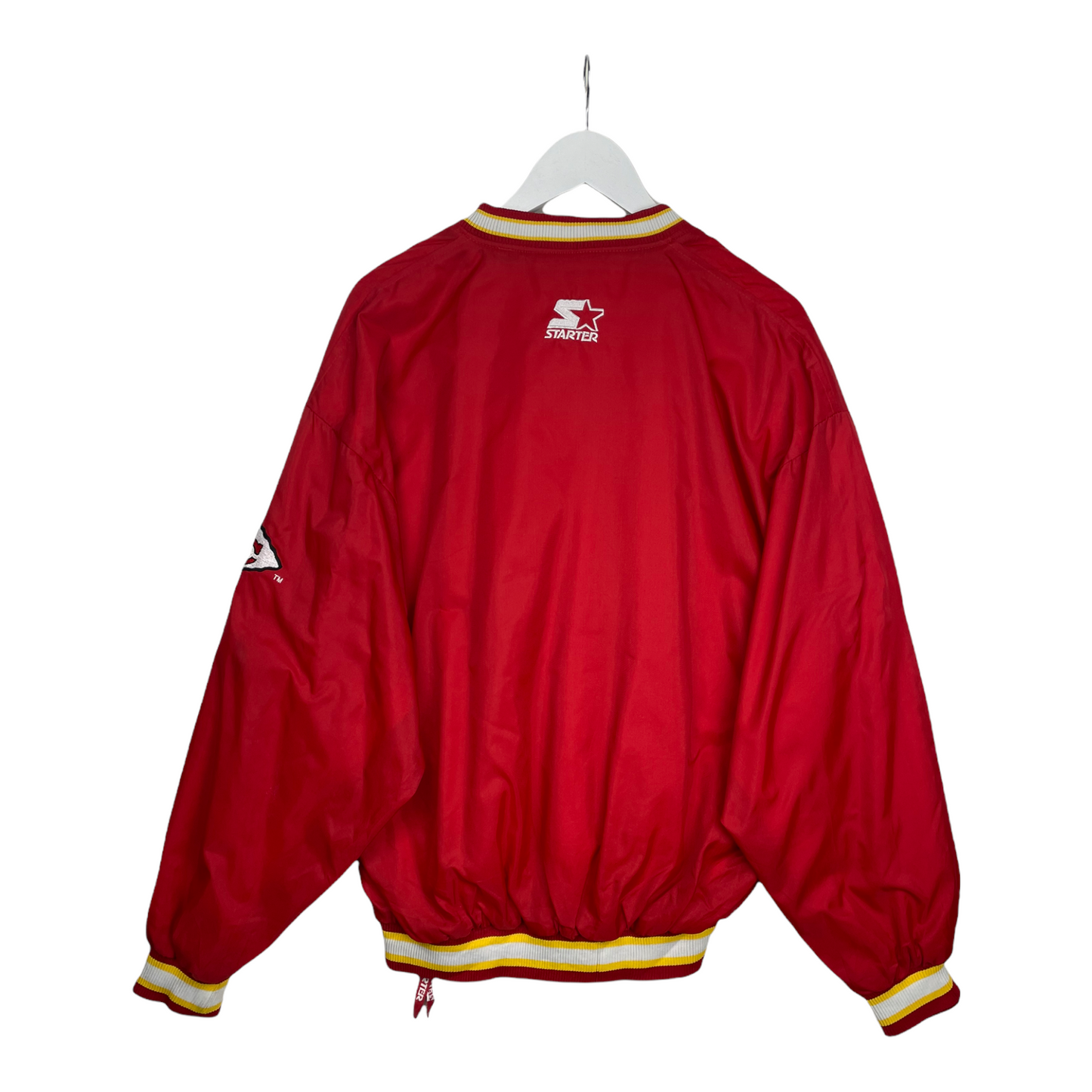 90s Starter Kansas City Chiefs NFL Pullover Red  L