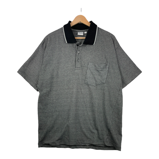 90s Alessandro Magno Polo Grey XL