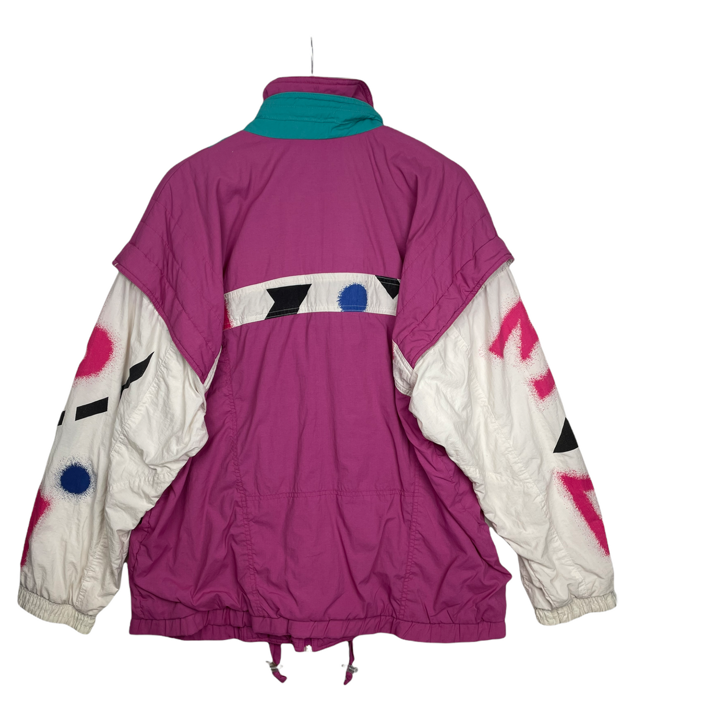 90s Adidas Jacket Pink White L