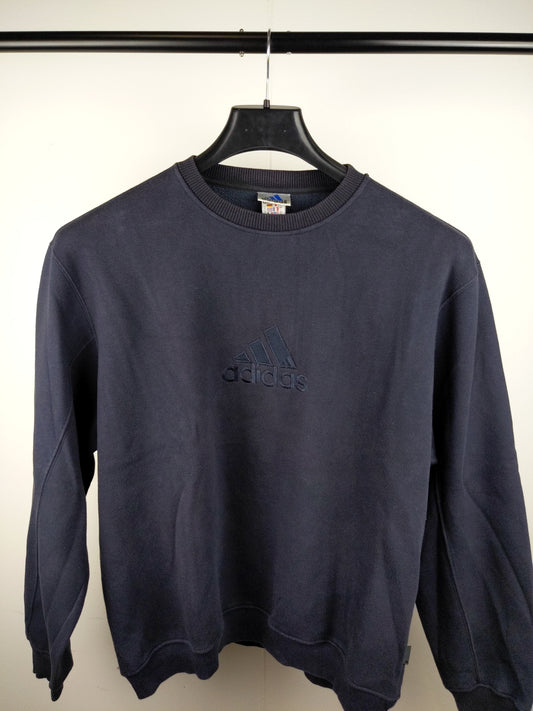 90s Adidas Sweatshirt Dark Blue XL/XXL