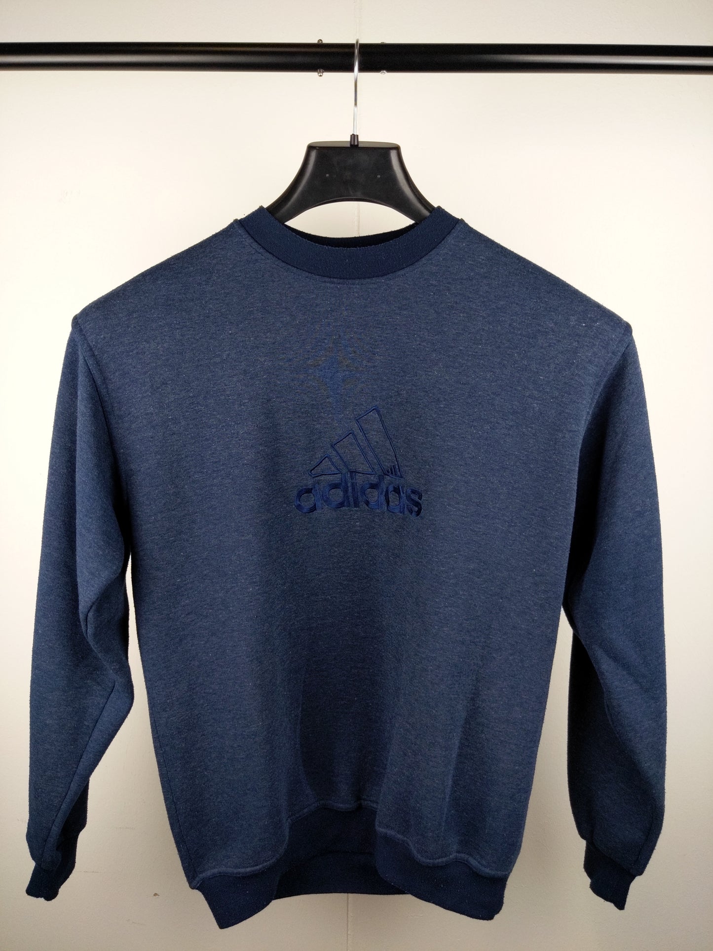 90s Adidas Sweatshirt Dark Blue L/XL