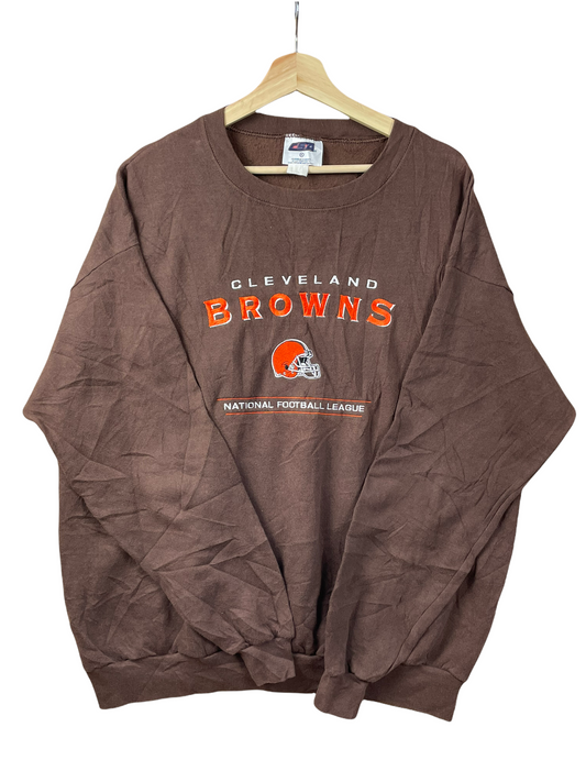 90s Cleveland Browns NFL CSA Sweatshirt Brown